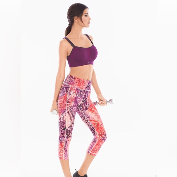 NWOT Soma Sport Max Support Contour Underwire Sport Bra 44 D Henna Plum #0450 - Picture 9 of 10